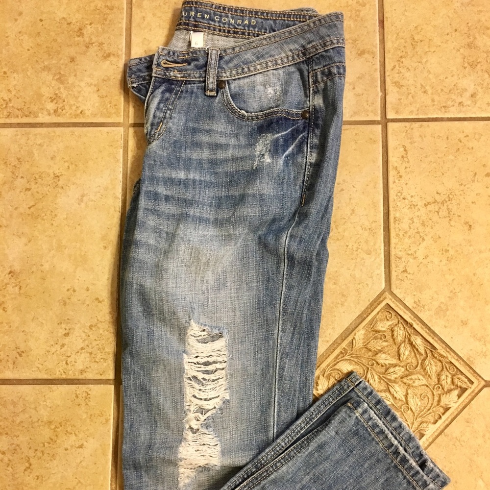 Lauren Conrad distressed jeans